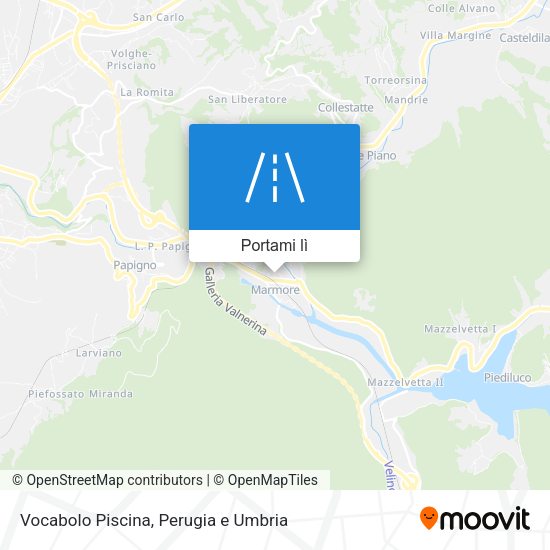 Mappa Vocabolo Piscina