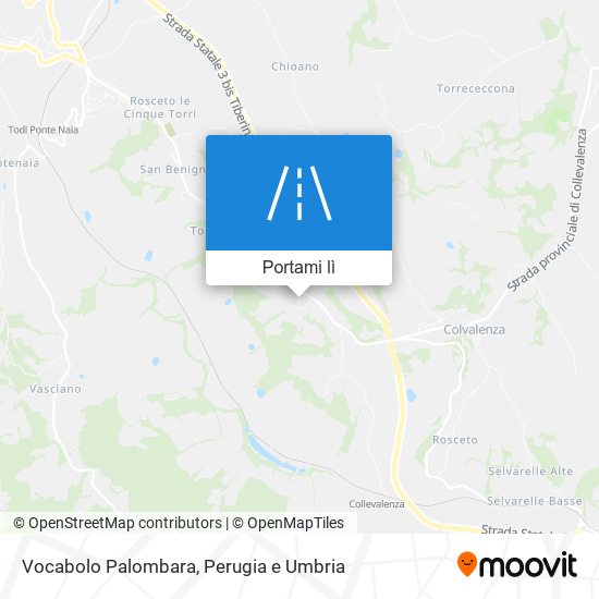 Mappa Vocabolo Palombara