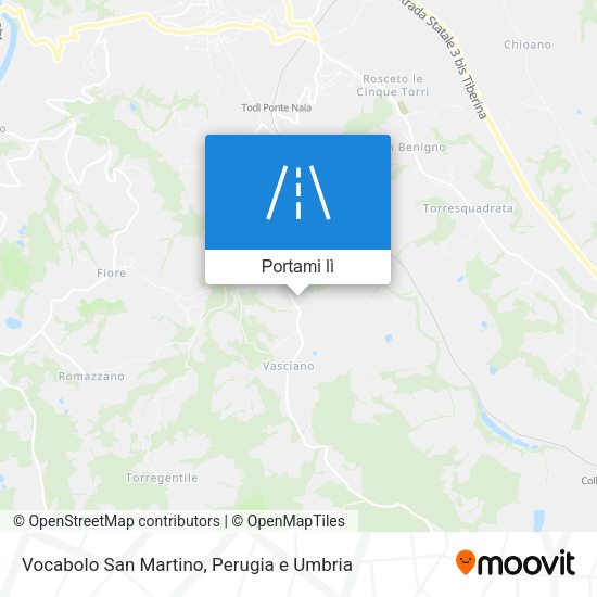 Mappa Vocabolo San Martino
