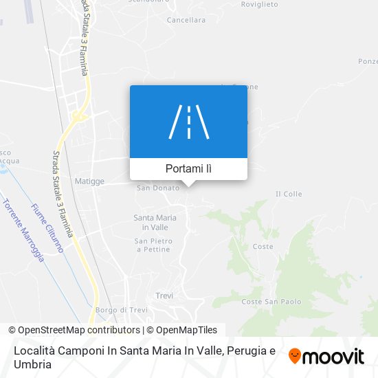 Mappa Località Camponi In Santa Maria In Valle