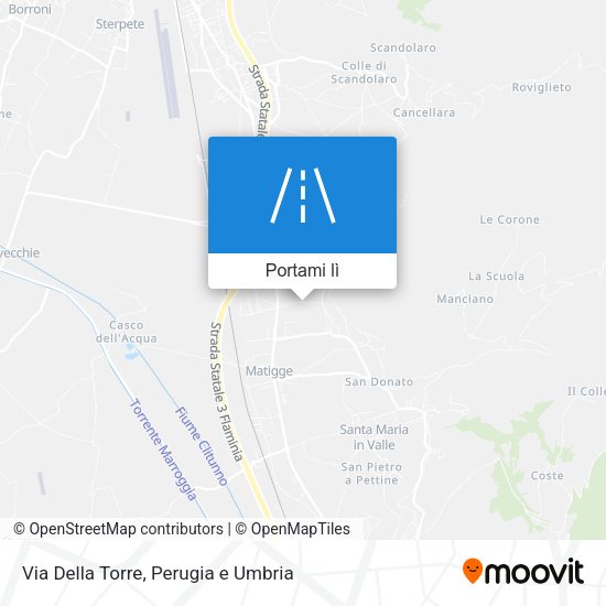 Mappa Via Della Torre