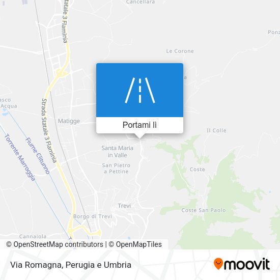 Mappa Via Romagna