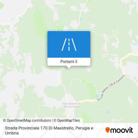 Mappa Strada Provinciale 170 Di Maestrello