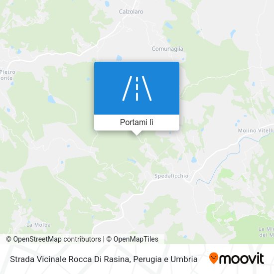 Mappa Strada Vicinale Rocca Di Rasina
