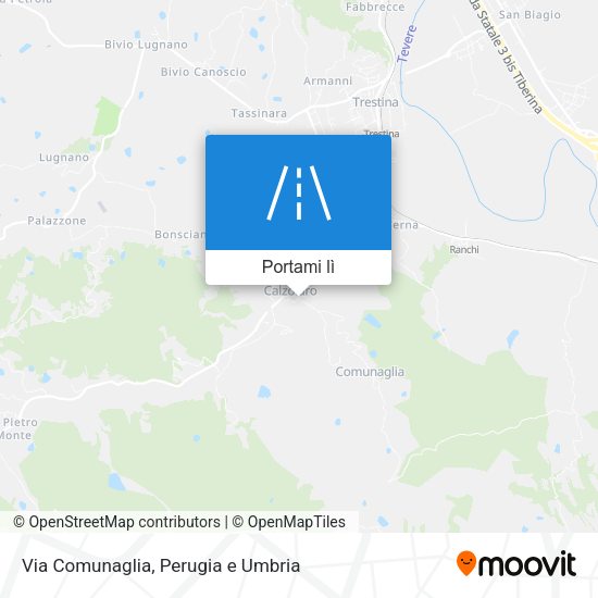 Mappa Via Comunaglia