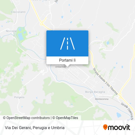 Mappa Via Dei Gerani