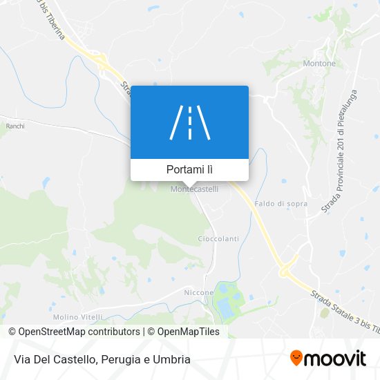 Mappa Via Del Castello