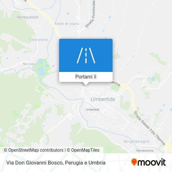 Mappa Via Don Giovanni Bosco