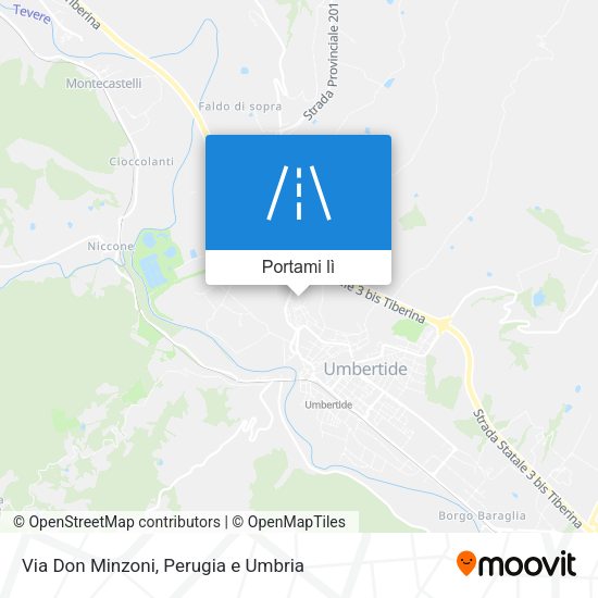 Mappa Via Don Minzoni