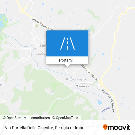 Mappa Via Portella Delle Ginestre