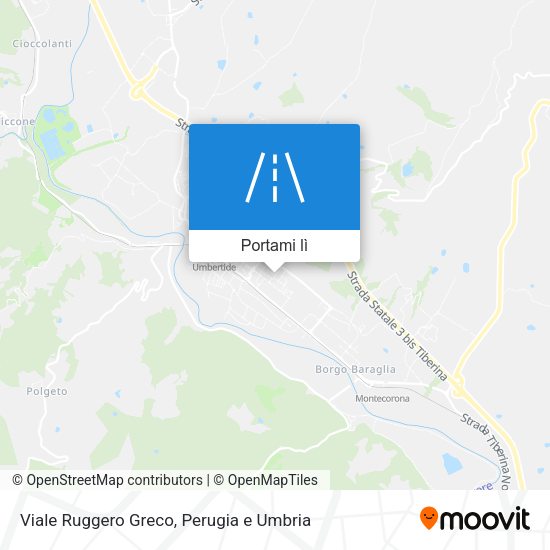 Mappa Viale Ruggero Greco