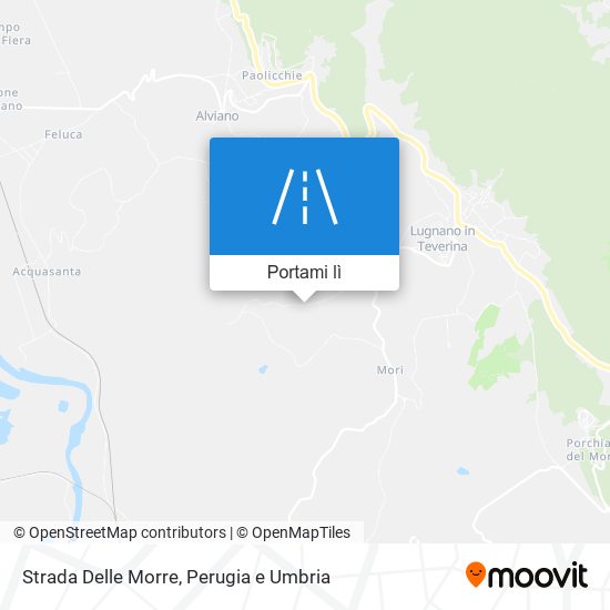Mappa Strada Delle Morre