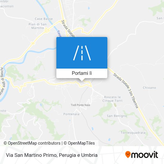 Mappa Via San Martino Primo