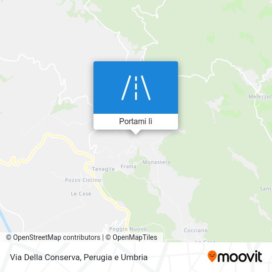 Mappa Via Della Conserva