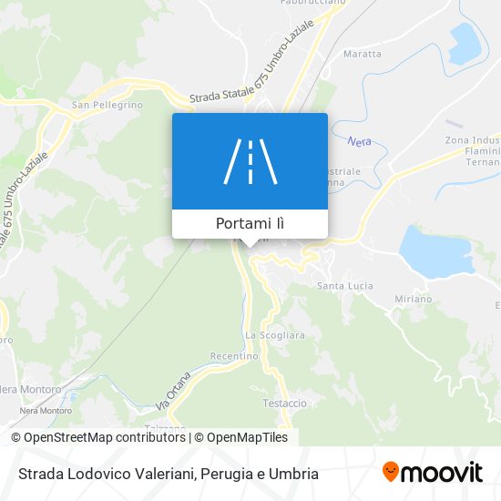 Mappa Strada Lodovico Valeriani