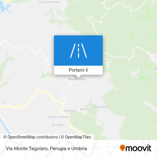 Mappa Via Monte Tegolaro