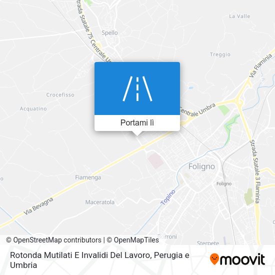 Mappa Rotonda Mutilati E Invalidi Del Lavoro