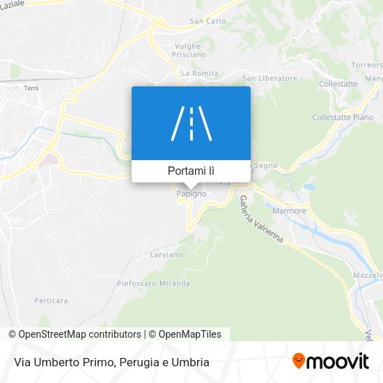 Mappa Via Umberto Primo