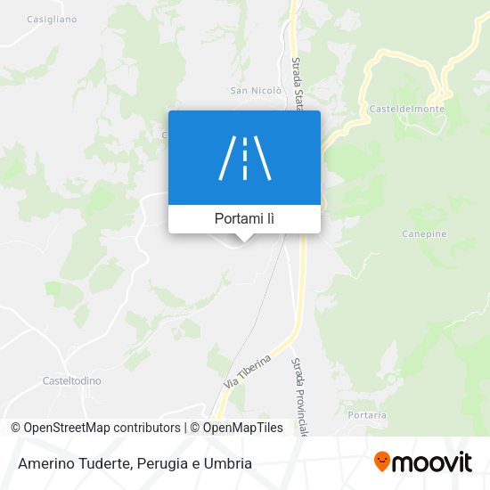 Mappa Amerino Tuderte