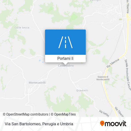 Mappa Via San Bartolomeo