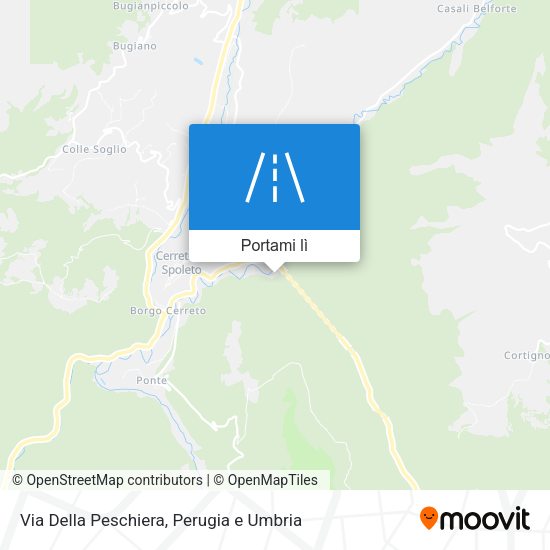 Mappa Via Della Peschiera