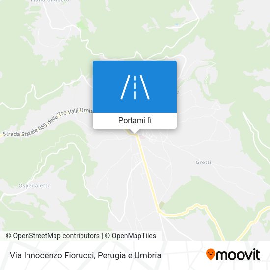 Mappa Via Innocenzo Fiorucci