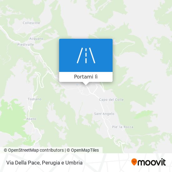 Mappa Via Della Pace