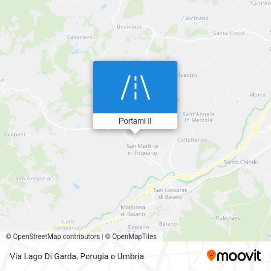 Mappa Via Lago Di Garda