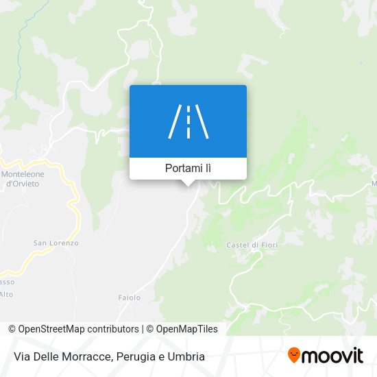 Mappa Via Delle Morracce