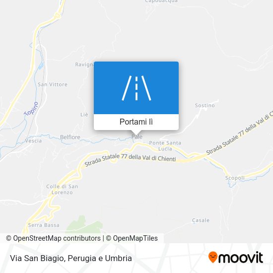 Mappa Via San Biagio
