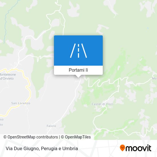 Mappa Via Due Giugno