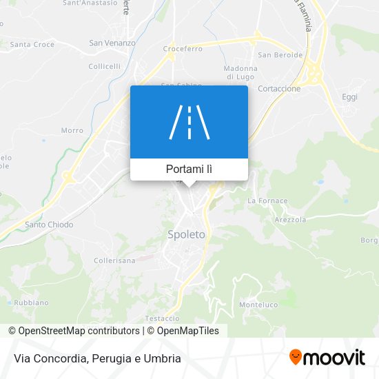 Mappa Via Concordia