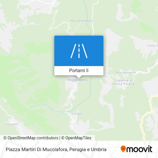 Mappa Piazza Martiri Di Mucciafora