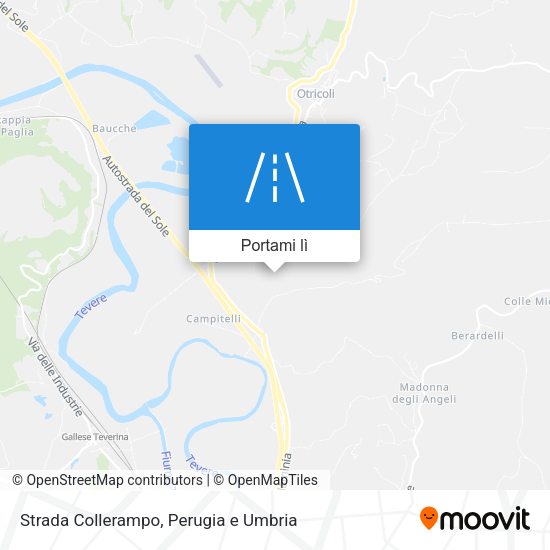 Mappa Strada Collerampo