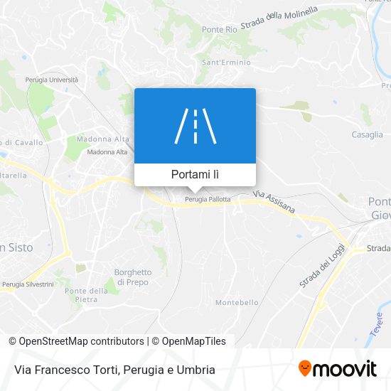 Mappa Via Francesco Torti