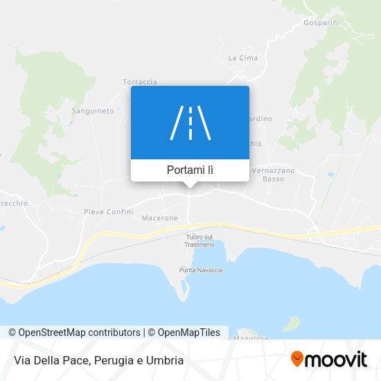 Mappa Via Della Pace