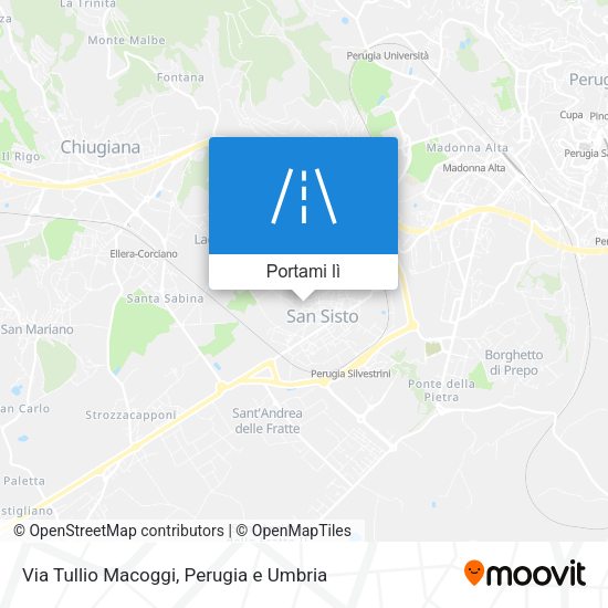 Mappa Via Tullio Macoggi