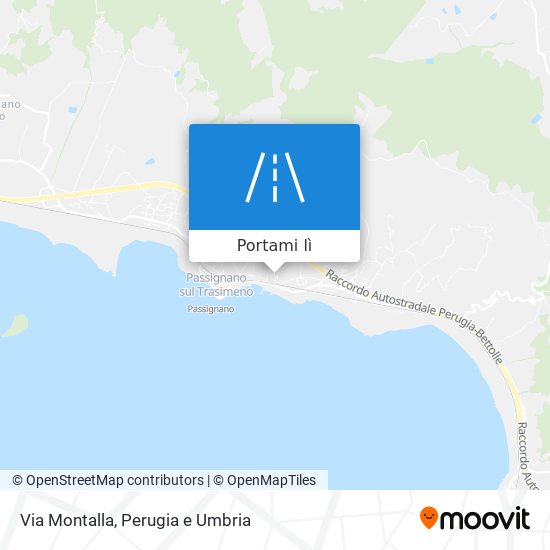 Mappa Via Montalla