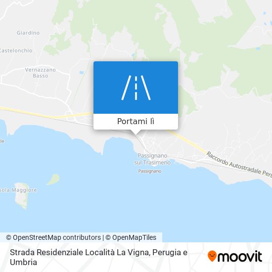 Mappa Strada  Residenziale Località La Vigna