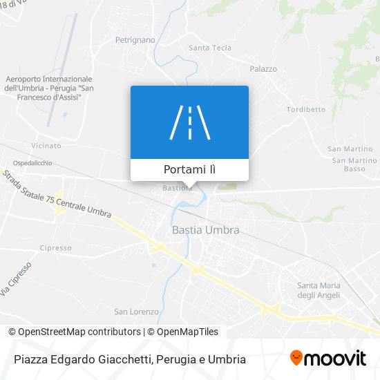 Mappa Piazza Edgardo Giacchetti