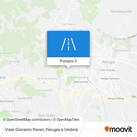 Mappa Viale Giovanni Perari