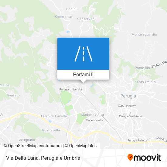 Mappa Via Della Lana