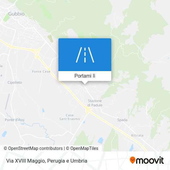 Mappa Via XVIII Maggio