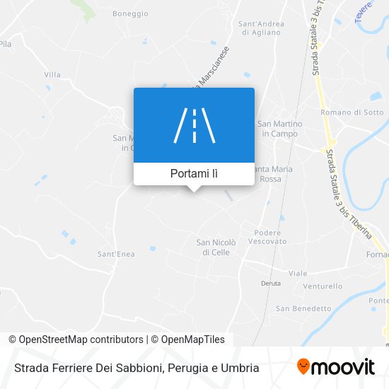 Mappa Strada Ferriere Dei Sabbioni