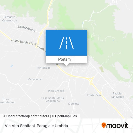 Mappa Via Vito Schifani