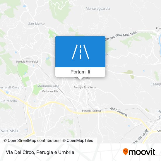 Mappa Via Del Circo