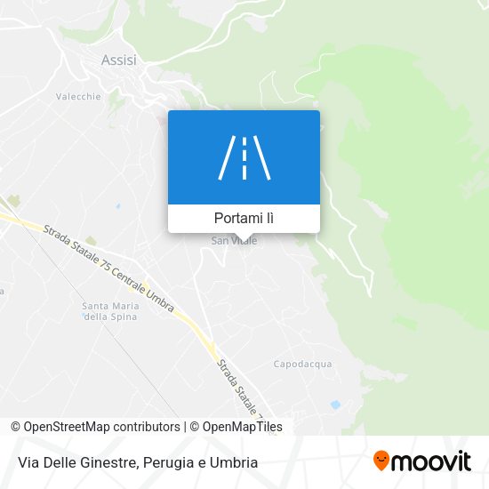 Mappa Via Delle Ginestre