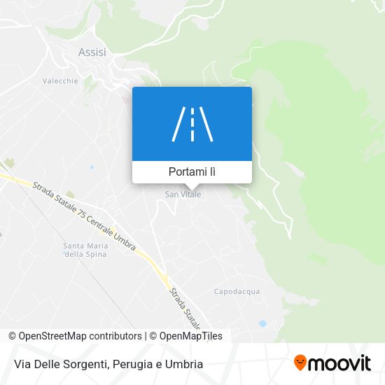 Mappa Via Delle Sorgenti