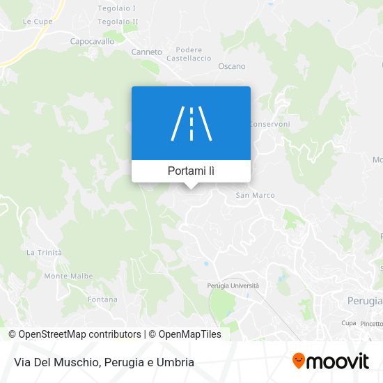Mappa Via Del Muschio