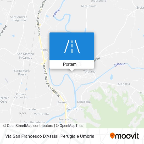 Mappa Via San Francesco D'Assisi